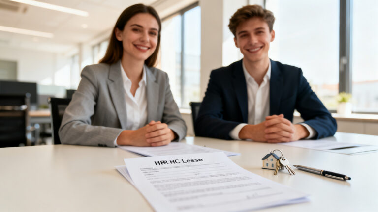 RH remet des clés, illustrant l’aide au logement en entreprise