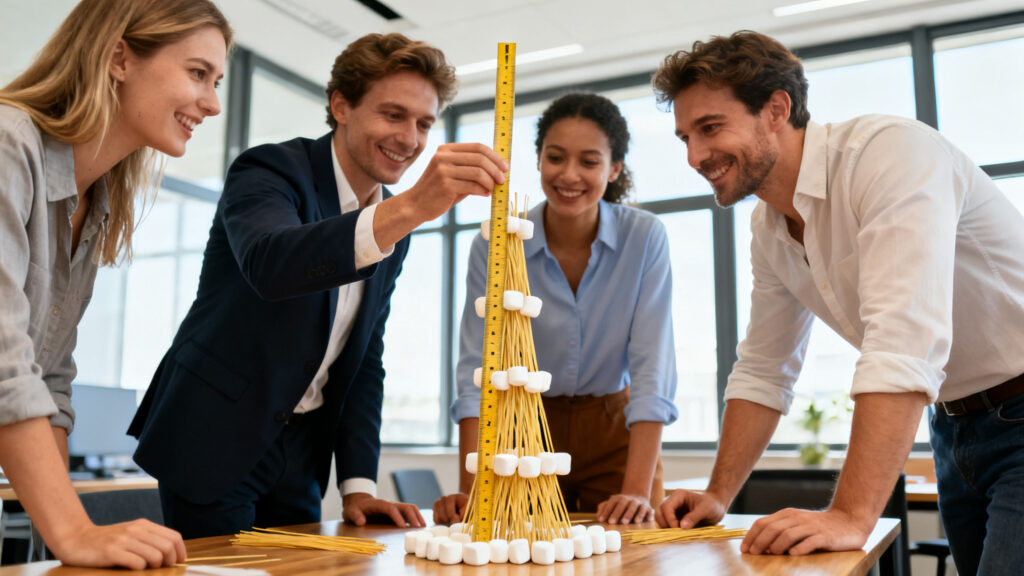 Challenge construction favorisant créativité et coopération