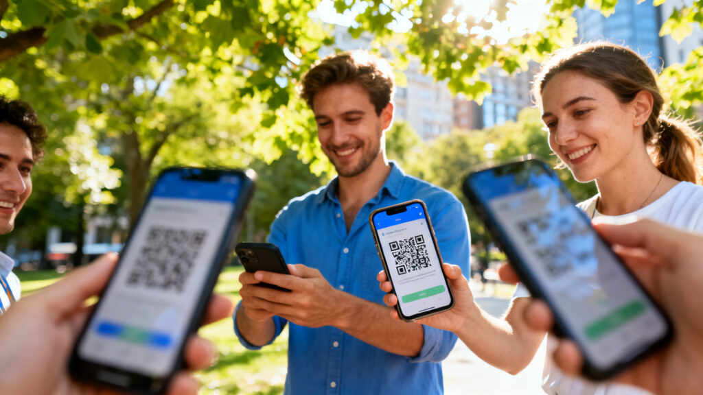 Chasse au trésor connectée avec application mobile en équipe
