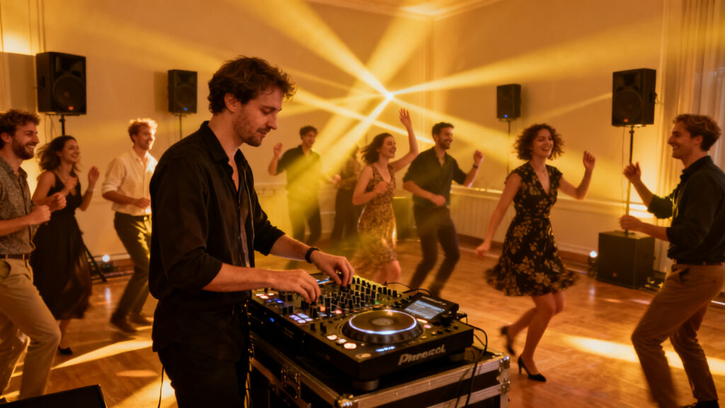 DJ set pour soirée d’entreprise et piste de danse active