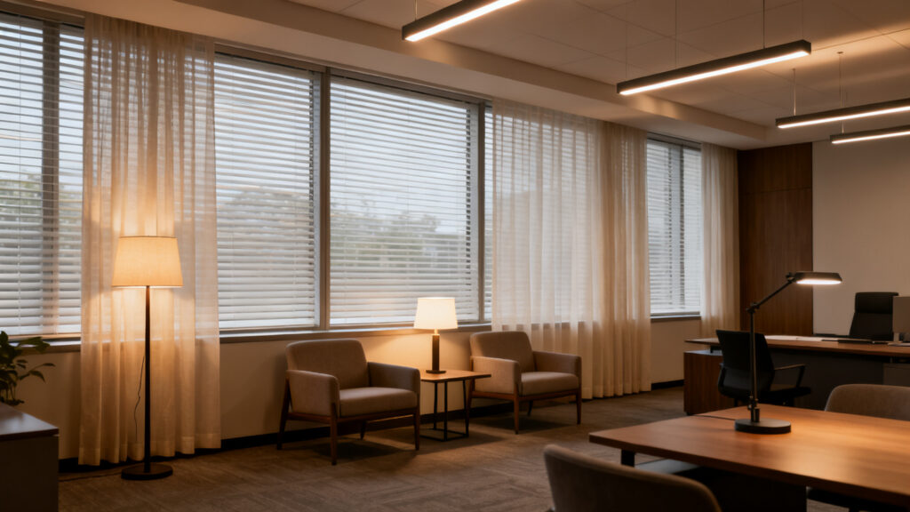 Éclairage LED dimmable et lumière naturelle maîtrisée