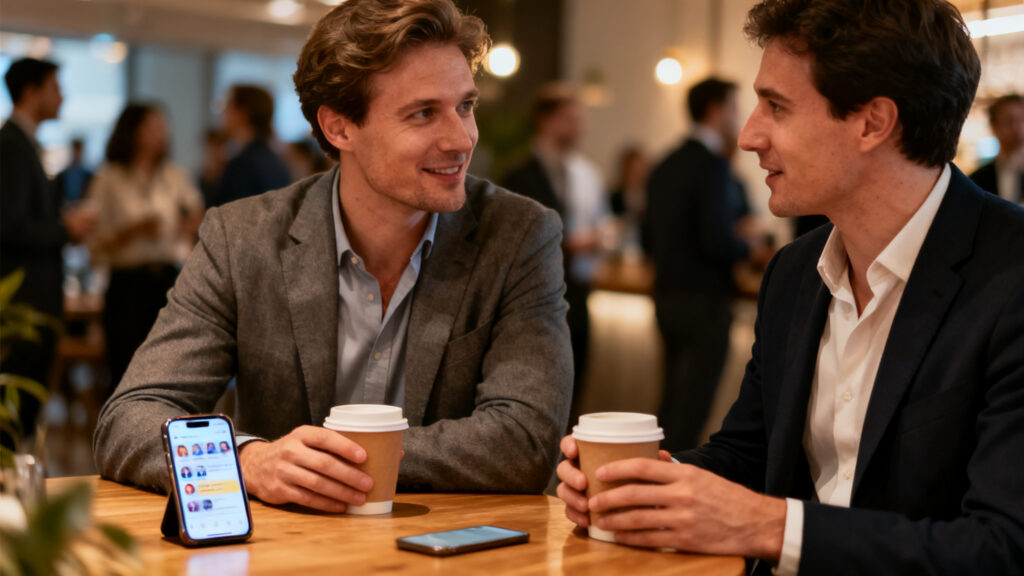 rencontre ciblée en LinkedIn Local, réseautage entrepreneur