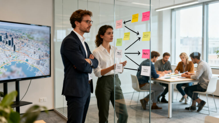 Réunion sur la mobilité professionnelle en entreprise