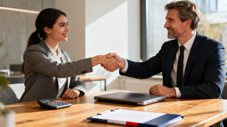Recrutement : aide à l'embauche France Travail lors d'une signature