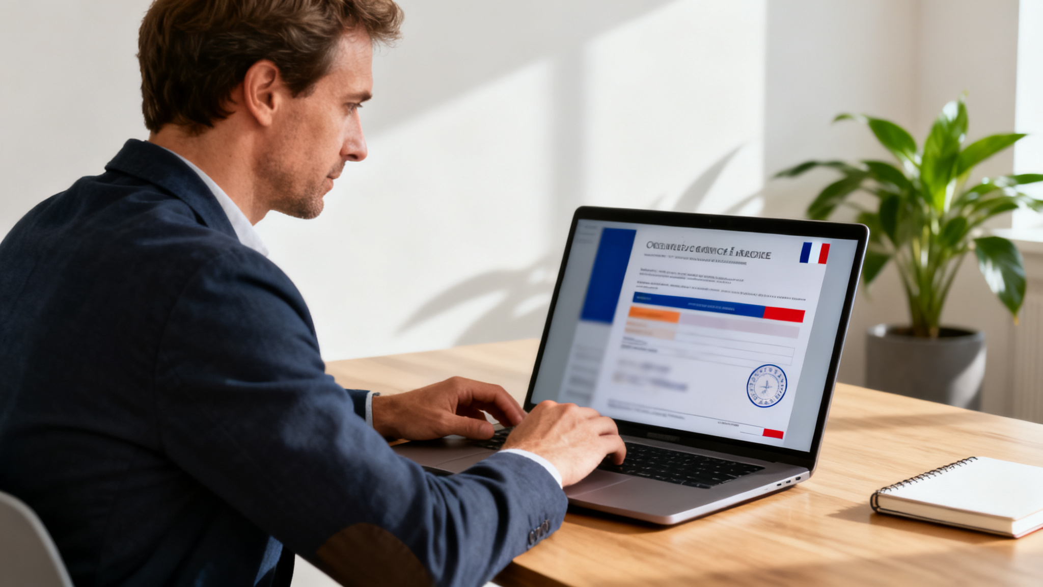 Téléchargement d’une attestation au Registre national des entreprises
