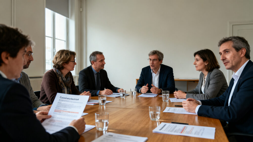 Réunion de dialogue social avec représentants du CSE