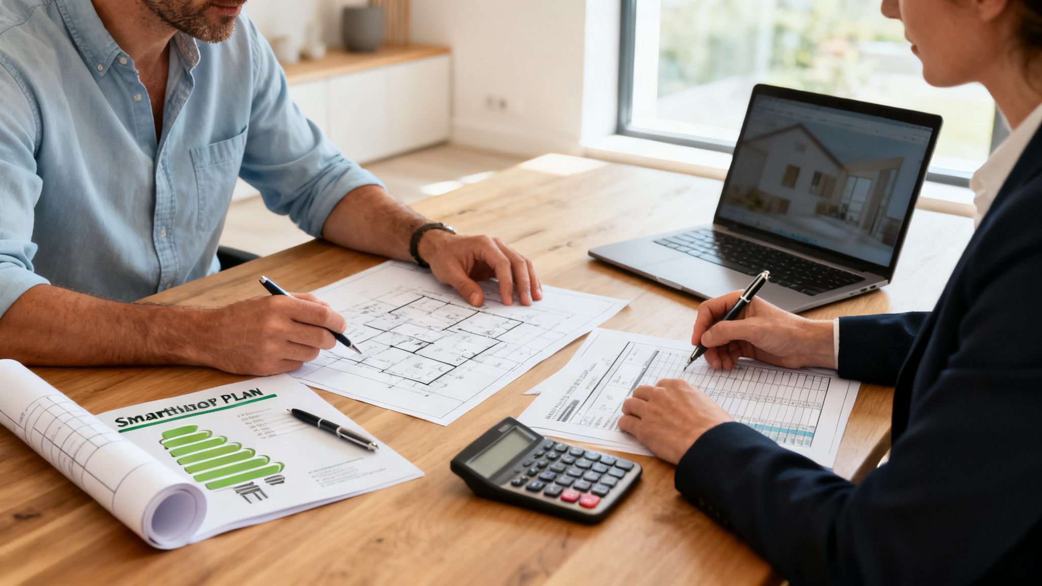 Solutions de financement pour la rénovation d'entreprise cadrées au bureau