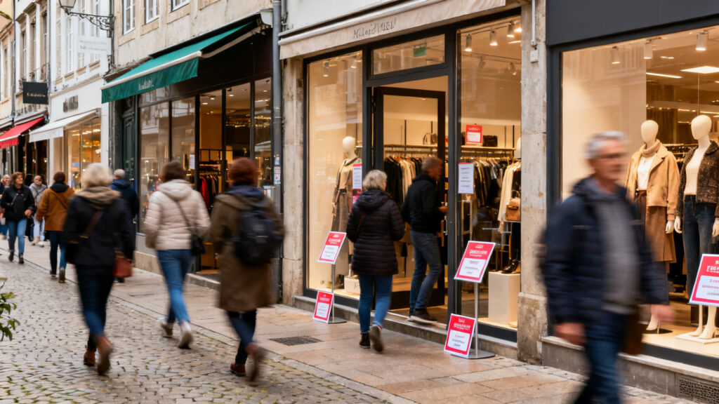 Hausse du trafic en magasin lors d’une animation commerciale
