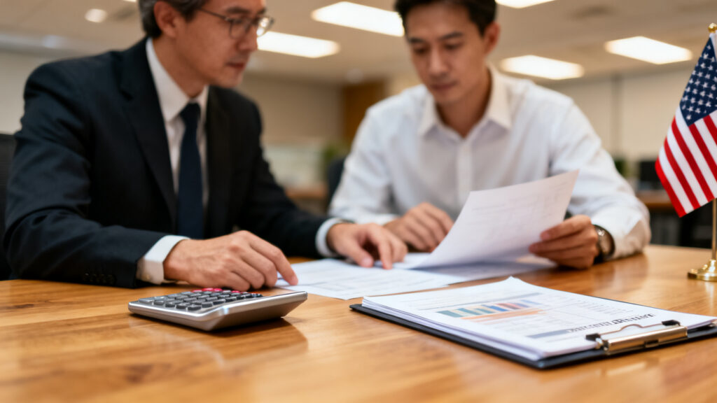 Investisseur vérifiant la source of funds pour un EB-5 en TEA