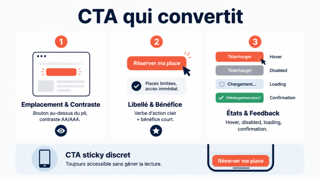 Schéma bonnes pratiques de CTA et microcopie