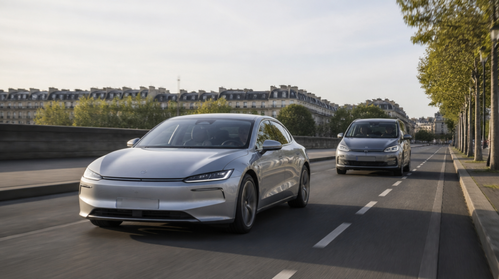 Voitures sur route pour marques automobiles en T