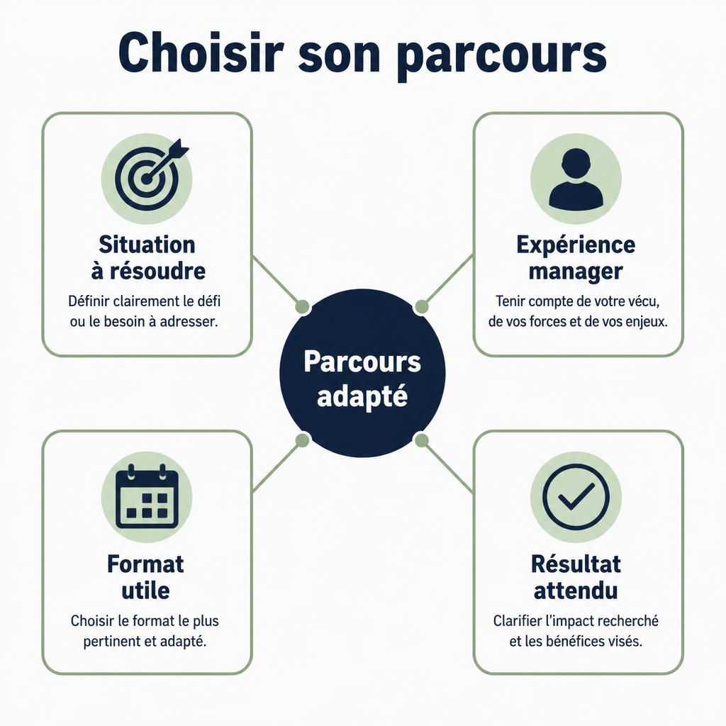 Critères pour choisir un parcours managérial adapté