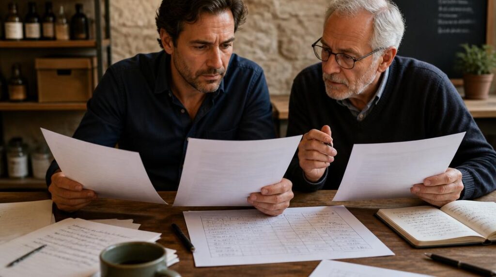 Dirigeant comparant des cabinets de conseil