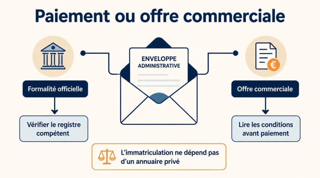 Différence entre immatriculation officielle et offre commerciale