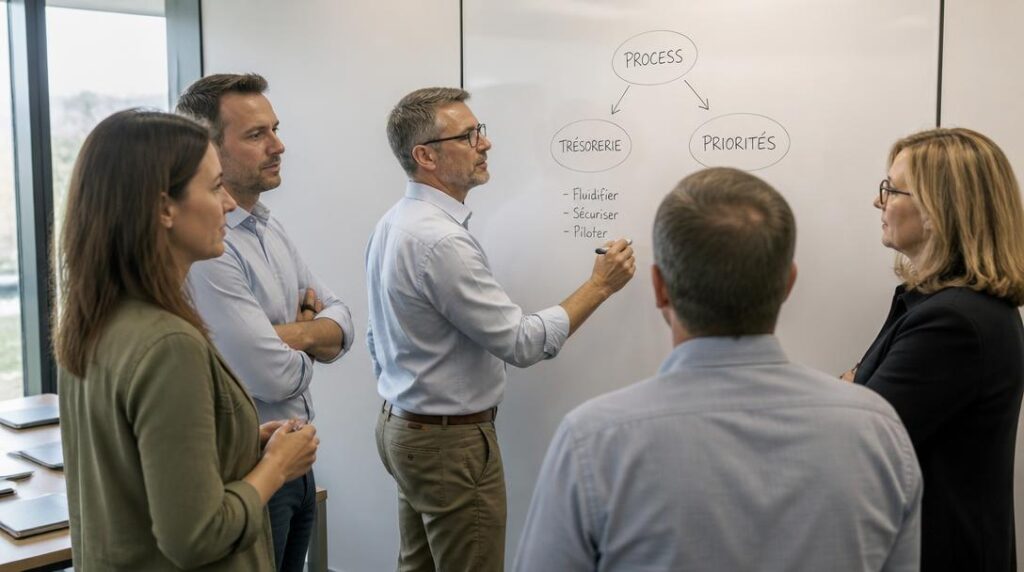 Atelier de transformation avec conseillers et dirigeants