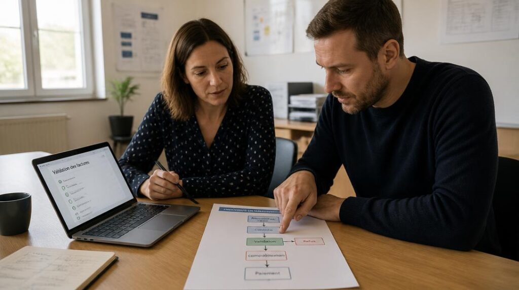 Processus de validation et intégration ERP